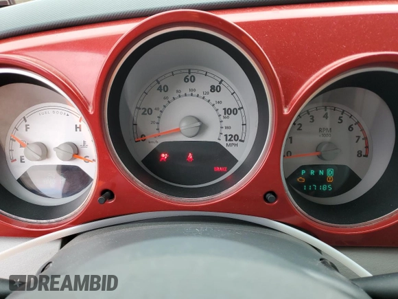 2008 Chrysler PT Cruiser z VIN 3A8FY48B28T131180, wystawiony jako Copart lot #55998825 z przebiegiem 117 185 mil mil oraz Szkoda całkowita • Salvage title. Historia ofert i sprzedaży dostępna na DreamBid. Obrazek 9.