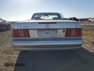 1999 Mercedes-Benz SL-Class with VIN WDBFA68FXXF174165, listed as a Copart auction lot 81608314 with 0 mi miles and Salvage Title. Bid and sale history available at carsss.com. Image 6.