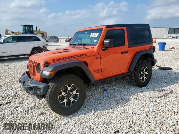 2018 Jeep Wrangler Rubicon with VIN 1C4HJXCGXJW285578, listed as a Copart auction lot 59443035 with 54,989 mi miles and Salvage title. Bid and sale history available at DreamBid. Image 1.