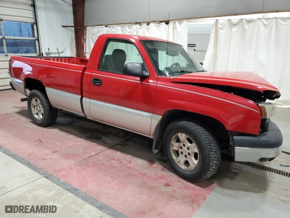 2005 Chevrolet Silverado 1500 Z71 with VIN 1GCEK14T95Z123874, listed as a Copart auction lot 81630104 with 228,799 mi miles and Salvage Title. Bid and sale history available at carsss.com. Image 4.
