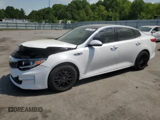 2017 Kia Optima EX with VIN 5XXGU4L36HG169692, listed as a Copart auction lot 57437784 with 87,743 mi miles and Salvage Title. Bid and sale history available at carsss.com. Image 1.