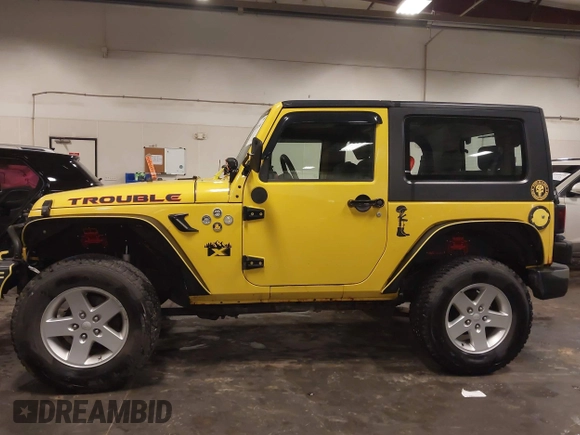 2008 Jeep Wrangler X with VIN 1J8FA24108L597093, listed as a IAAI auction lot 42401363 with 215,424 mi miles and . Bid and sale history available at DreamBid. Image 15.