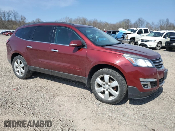 2017 Chevrolet Traverse LT with VIN 1GNKVGKD8HJ158750, listed as a Copart auction lot 54239895 with 125,590 mi miles and Salvage Title. Bid and sale history available at DreamBid. Image 4.