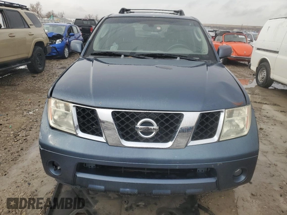 2005 Nissan Pathfinder LE with VIN 5N1AR18U25C791513, listed as a Copart auction lot 85819304 with 166,158 mi miles and Salvage title. Bid and sale history available at DreamBid. Image 5.
