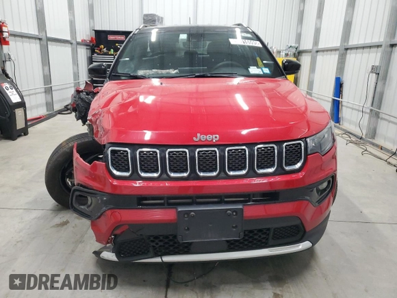 2024 Jeep Compass Limited with VIN 3C4NJDCN2RT597461, listed as a Copart auction lot 52516595 with 17,639 mi miles and Salvage Title. Bid and sale history available at carsss.com. Image 5.