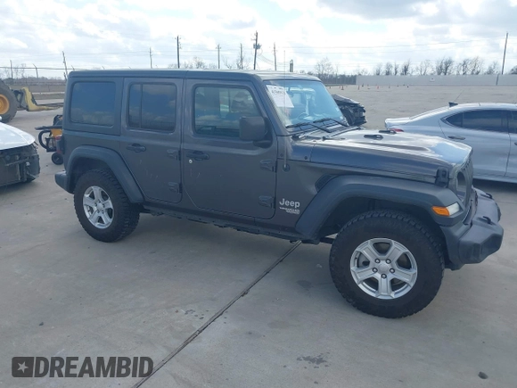 2020 Jeep Wrangler Unlimited Sport Altitude с VIN 1C4HJXDG3LW221691, выставлен на аукционе IAAI как лот 41505933 с пробегом 55 562 миль миль и . История ставок и продаж доступна на DreamBid. Изображение 13.