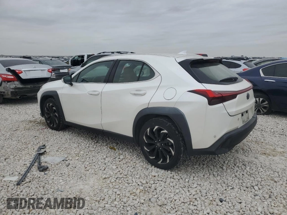 2020 Lexus UX 200 with VIN JTHP3JBH9L2030314, listed as a Copart auction lot 87454094 with 66,771 mi miles and Salvage title. Bid and sale history available at DreamBid. Image 2.