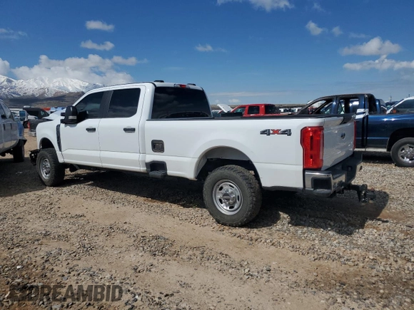 2024 Ford Super Duty F-250 SRW XL with VIN 1FT7W2BA2RED32472, listed as a Copart auction lot 49108255 with 15,826 mi miles and Salvage Title. Bid and sale history available at carsss.com. Image 2.