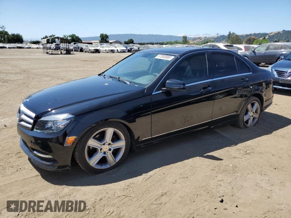 2011 Mercedes-Benz C 300 Sport with VIN WDDGF8BB0BR182300, listed as a Copart auction lot 57858985 with 194,991 mi miles and Salvage title. Bid and sale history available at DreamBid. Image 1.