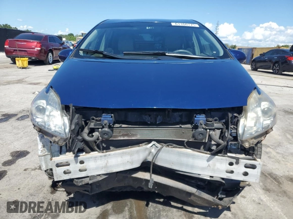2011 Toyota Prius I with VIN JTDKN3DU7B0268202, listed as a Copart auction lot 61160175 with 125,346 mi miles and Salvage title. Bid and sale history available at DreamBid. Image 5.