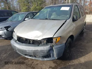 2001 Toyota Sienna CE with VIN 4T3ZF19C91U351141, listed as a IAAI auction lot 41608484 with 325,657 mi miles. Bid and sale history available at carsss.com. Image 6.