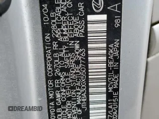 2005 Lexus ES 350 with VIN JTHBA30GX55077763, listed as a Copart auction lot 51572075 with 242,435 mi miles and Salvage Title. Bid and sale history available at DreamBid. Image 14.