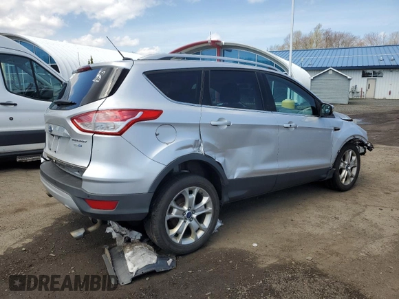 2014 Ford Escape Titanium with VIN 1FMCU9JXXEUD12887, listed as a Copart auction lot 53915035 with 95,679 mi miles and Salvage Title. Bid and sale history available at carsss.com. Image 3.