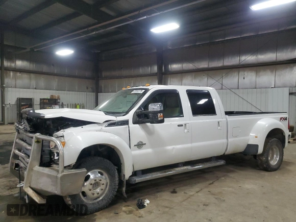 2016 Ford F-350 Lariat with VIN 1FT8W3DT2GEB60272, listed as a Copart auction lot 47916175 with 119,530 mi miles and Salvage title. Bid and sale history available at DreamBid. Image 1.