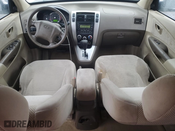 2006 Hyundai Tucson GLS with VIN KM8JN12D56U252660, listed as a Copart auction lot 45330325 with 125,136 mi miles and Salvage Title. Bid and sale history available at carsss.com. Image 8.