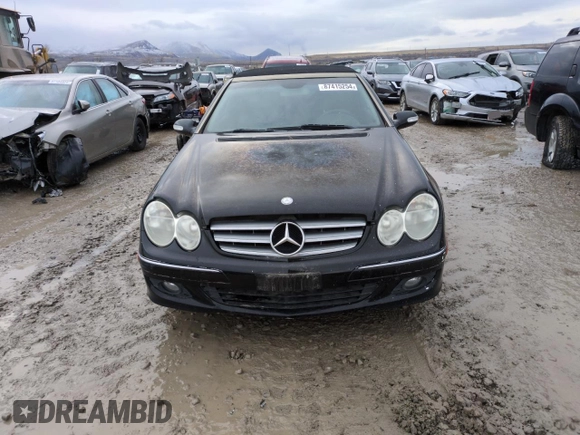 2008 Mercedes-Benz CLK-Class 3.5L with VIN WDBTK56F38T094013, listed as a Copart auction lot 87415254 with 115,810 mi miles and Clean Title. Bid and sale history available at carsss.com. Image 5.