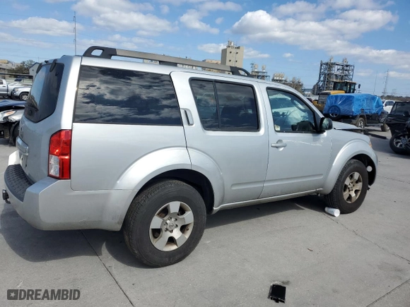 2011 Nissan Pathfinder Silver with VIN 5N1AR1NNXBC618685, listed as a Copart auction lot 48965615 with 112,150 mi miles and Salvage Title. Bid and sale history available at carsss.com. Image 3.