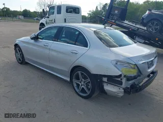 2015 Mercedes-Benz C-Class C 300 Luxury with VIN 55SWF4KB2FU005126, listed as a IAAI auction lot 41811774 with 68,158 mi miles. Bid and sale history available at carsss.com. Image 3.