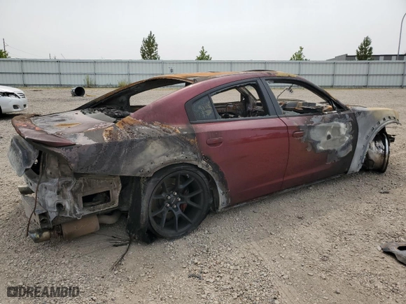 2021 Dodge Charger SRT Hellcat Widebody with VIN 2C3CDXL9XMH558545, listed as a Copart auction lot 65152774 with 0 mi miles and Non Repairable. Bid and sale history available at carsss.com. Image 3.