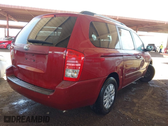 2014 Kia Sedona LX with VIN KNDMG4C73E6543277, listed as a IAAI auction lot 41950253 with 203,347 mi miles. Bid and sale history available at carsss.com. Image 4.