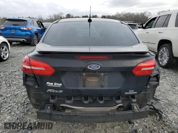 2015 Ford Focus SE with VIN 1FADP3F28FL215615, listed as a Copart auction lot 48578665 with 115,184 mi miles and Salvage Title. Bid and sale history available at carsss.com. Image 6.