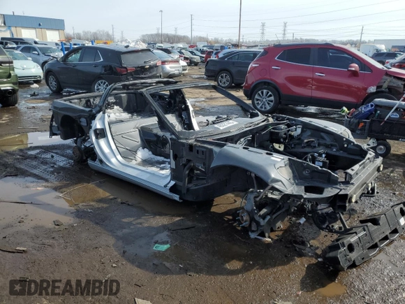 2013 Chevrolet Corvette with VIN 1G1YM2DT2D5800064, listed as a Copart auction lot 46321445 with Not provided miles and Salvage title. Bid and sale history available at DreamBid. Image 4.