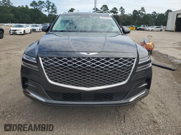 2024 Genesis GV80 with VIN KMUHCESC5RU162434, listed as a Copart auction lot 61974415 with 5,186 mi miles and Salvage title. Bid and sale history available at DreamBid. Image 5.