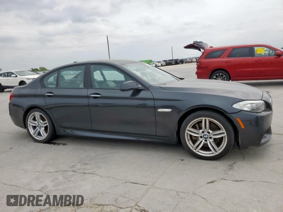 2012 BMW 5 Series 550i with VIN WBAFR9C53CDV59449, listed as a Copart auction lot 53901455 with 130,518 mi miles and Clean Title. Bid and sale history available at carsss.com. Image 4.