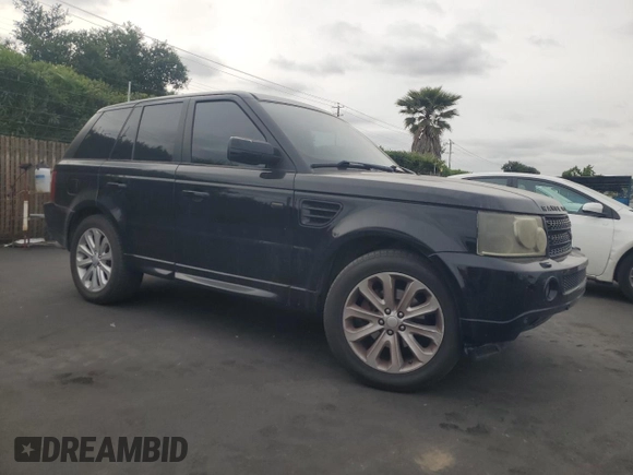 2008 Land Rover Range Rover Sport HSE with VIN SALSF254X8A136214, listed as a Copart auction lot 54606455 with 224,240 mi miles and Salvage Title. Bid and sale history available at carsss.com. Image 4.