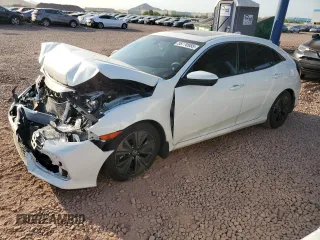 2018 Honda Civic EX z VIN SHHFK7H55JU201617, wystawiony jako Copart lot #58770955 z przebiegiem 72 390 mil mil oraz Szkoda całkowita • Salvage title. Historia ofert i sprzedaży dostępna na DreamBid. Obrazek 1.