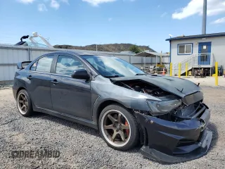 2008 Mitsubishi Lancer Evolution MR with VIN JA3AW56V18U050699, listed as a Copart auction lot 58567274 with 79,267 mi miles and Salvage Title. Bid and sale history available at DreamBid. Image 4.