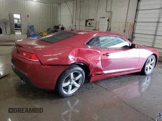 2014 Chevrolet Camaro LT with VIN 2G1FB1E36E9171189, listed as a Copart auction lot 57162165 with 117,192 mi miles and Salvage title. Bid and sale history available at DreamBid. Image 3.
