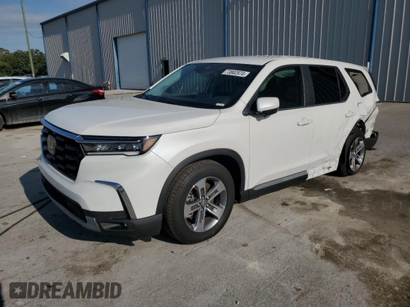 2024 Honda Pilot EX-L 8 Passenger with VIN 5FNYG1H45RB005687, listed as a Copart auction lot 73802974 with 23,774 mi miles and Salvage Title. Bid and sale history available at carsss.com. Image 1.