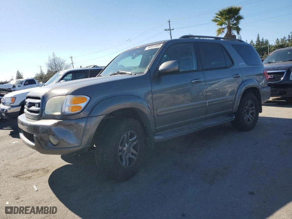 2004 Toyota Sequoia Limited with VIN 5TDZT38A24S222023, listed as a Copart auction lot 46853565 with 309,447 mi miles and Salvage Title. Bid and sale history available at carsss.com. Image 1.