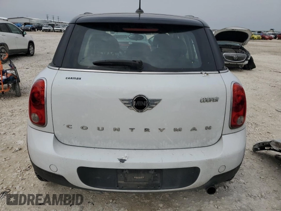 2013 MINI Countryman with VIN WMWZB3C5XDWM31620, listed as a Copart auction lot 51096035 with 93,928 mi miles and Salvage title. Bid and sale history available at DreamBid. Image 6.