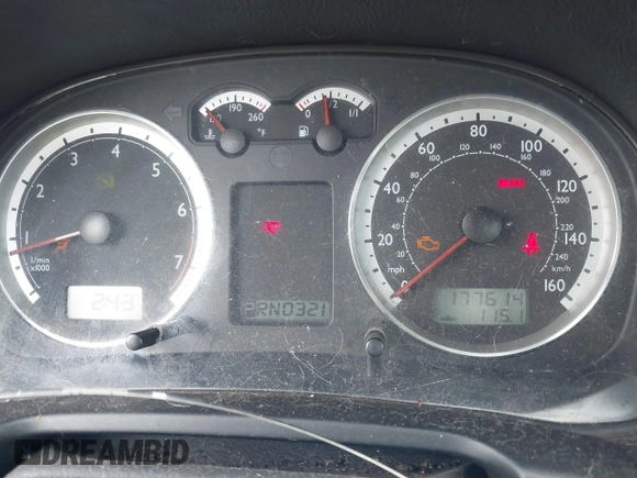 2004 Volkswagen Jetta GL with VIN 3VWRK69M44M064262, listed as a IAAI auction lot 42617140 with 177,614 mi miles and . Bid and sale history available at DreamBid. Image 7.