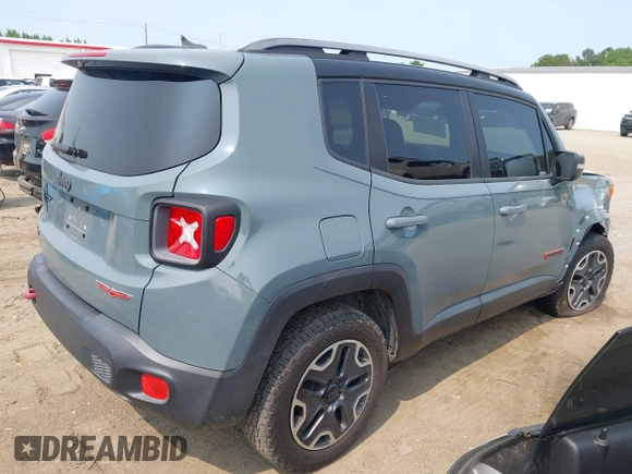 2015 Jeep Renegade Trailhawk with VIN ZACCJBCT0FPC01671, listed as a IAAI auction lot 42406869 with Not provided miles and . Bid and sale history available at DreamBid. Image 4.