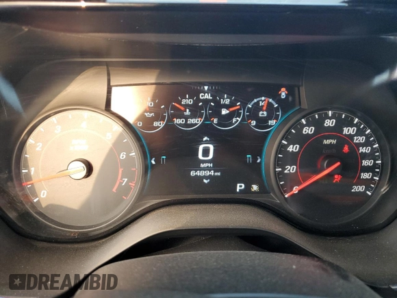 2017 Chevrolet Camaro 2SS with VIN 1G1FH3D74H0148331, listed as a Copart auction lot 50931075 with 64,894 mi miles and Salvage Title. Bid and sale history available at DreamBid. Image 9.