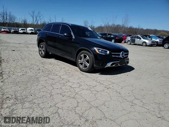 2022 Mercedes-Benz GLC 300 with VIN W1N0G8EB0NV378147, listed as a Copart auction lot 53201525 with 46,630 mi miles and Salvage Title. Bid and sale history available at DreamBid. Image 12.