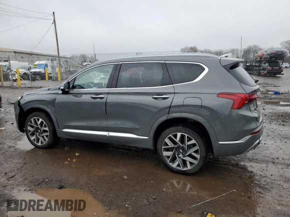 2023 Hyundai Santa Fe Calligraphy z VIN 5NMS5DAL3PH496061, wystawiony jako Copart lot #50381655 z przebiegiem 5 053 mil mil oraz Szkoda całkowita • Salvage title. Historia ofert i sprzedaży dostępna na DreamBid. Obrazek 2.