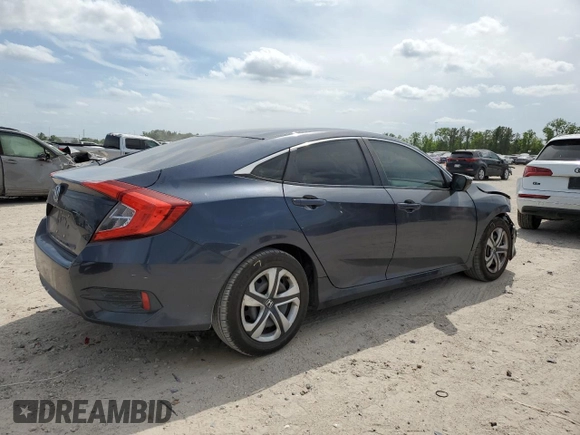 2016 Honda Civic Sedan LX with VIN 19XFC2F50GE013297, listed as a Copart auction lot 53420095 with 82,702 mi miles and Salvage Title. Bid and sale history available at carsss.com. Image 3.