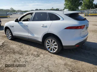 2017 Jaguar F-Pace 35t Prestige with VIN SADCK2BVXHA065640, listed as a Copart auction lot 63186245 with 107,914 mi miles and Clean title. Bid and sale history available at DreamBid. Image 2.