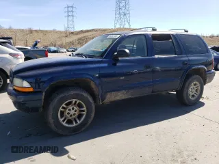 2001 Dodge Durango z VIN 1B4HS28N81F560627, wystawiony jako Copart lot #48355165 z przebiegiem 279 175 mil mil oraz Czysty tytuł • Clean title. Historia ofert i sprzedaży dostępna na DreamBid. Obrazek 1.