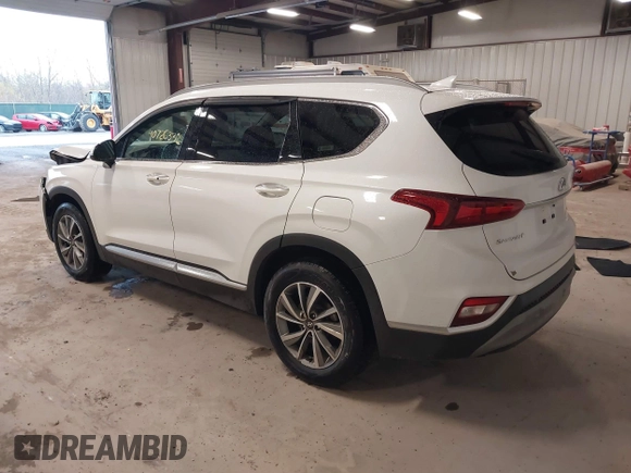 2019 Hyundai Santa Fe Limited with VIN 5NMS5CAD2KH021934, listed as a IAAI auction lot 40726332 with 52,994 mi miles. Bid and sale history available at carsss.com. Image 3.