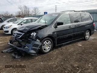 2006 Honda Odyssey TOURING with VIN 5FNRL38876B069580, listed as a Copart auction lot 47359635 with 206,372 mi miles and Salvage Title. Bid and sale history available at carsss.com. Image 1.