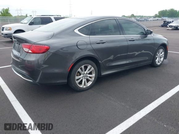 2015 Chrysler 200 Limited with VIN 1C3CCCAB6FN684025, listed as a IAAI auction lot 42123861 with 180,528 mi miles and . Bid and sale history available at DreamBid. Image 4.