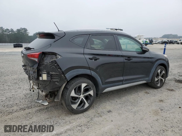 2017 Hyundai Tucson Sport with VIN KM8J3CA27HU596429, listed as a Copart auction lot 48874665 with 77,647 mi miles and Salvage Title. Bid and sale history available at DreamBid. Image 3.
