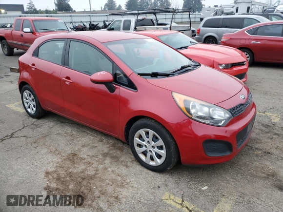 2015 Kia Rio LX with VIN KNADM5A32F6515886, listed as a Copart auction lot 88141195 with 0 mi miles and Clean Title. Bid and sale history available at carsss.com. Image 4.