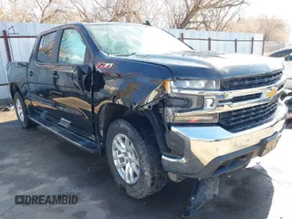 2020 Chevrolet Silverado 1500 LT with VIN 3GCUYDETXLG298836, listed as a IAAI auction lot 41814809 with 60,480 mi miles and . Bid and sale history available at DreamBid. Image 1.
