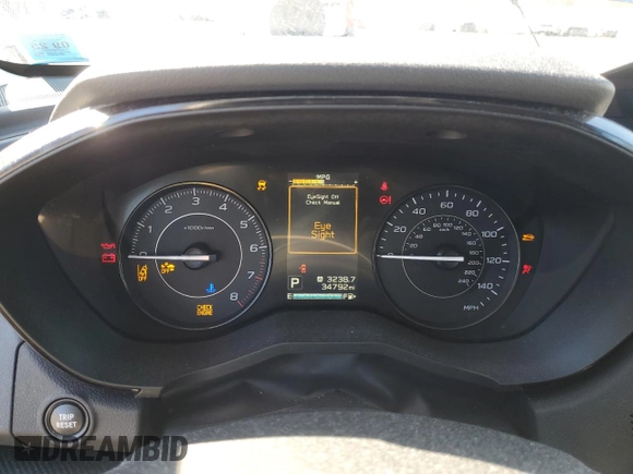2022 Subaru Impreza with VIN 4S3GTAB66N3707249, listed as a Copart auction lot 47092315 with 34,792 mi miles and Non repairable. Bid and sale history available at DreamBid. Image 9.